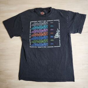 Vintage 1992 Harley Davidson EAGLETHON Promo Shirt Single Stitch Willie G Small